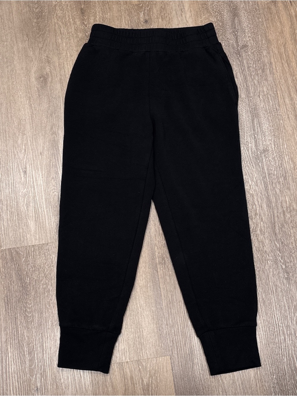Varley Black The Slim Cuff Pant 25 DoubleSoft Joggers Size Small